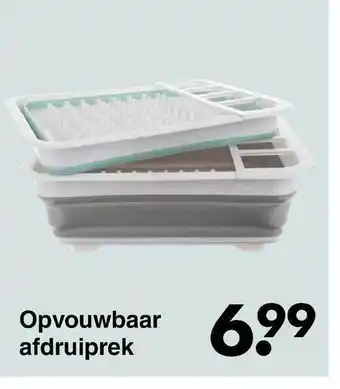 Wibra Opvouwbaar Afdruiprek aanbieding