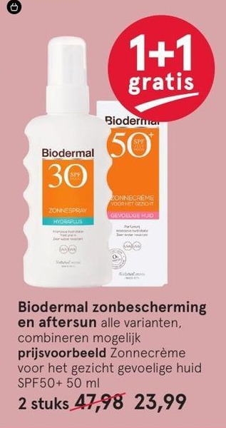 Etos Biodermal zonbescherming aanbieding