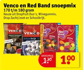 Kruidvat Venco en Red Band snoepmix aanbieding