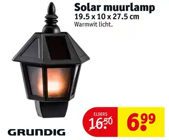 Kruidvat Solar muurlamp 19.5 x 10 x 27.5 cm aanbieding