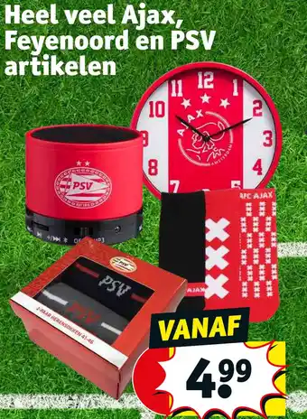 Kruidvat Heel veel Ajax, Feyenoord en PSV artikelen 12 11 1 aanbieding