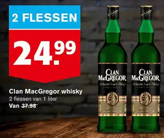 Hoogvliet Član MacGregor whisky 1liter aanbieding