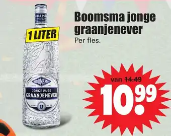 Dirk Boomsma jonge graanjenever 1 L aanbieding