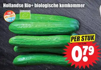 Dirk Hollandse Bio+biologische komkommer aanbieding