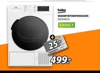 Expert Beko Warmtepompdroger DS7444CX aanbieding