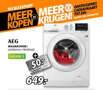 Expert AEG Wasmachine L6FBKOLN+Prosense aanbieding