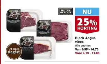 Hoogvliet Black Angus vlees aanbieding