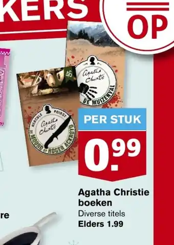 Hoogvliet Agatha Christie boeken aanbieding