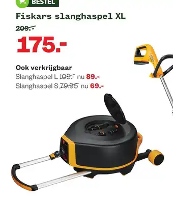 Welkoop Fiskars slanghaspel XL aanbieding