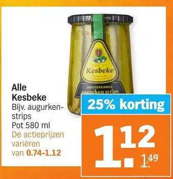 Albert Heijn Kesbeke aanbieding