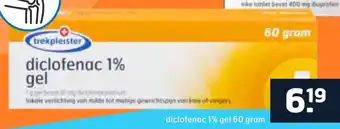 Trekpleister Diclofenac 1% gel 60gram aanbieding