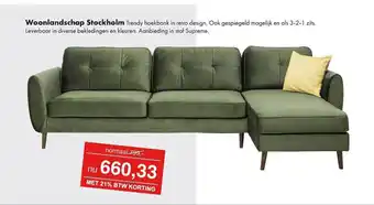 Woonsquare Woonlandschap Stockholm Trendy Hoekbank aanbieding