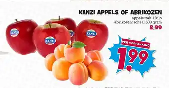 Boon`s Markt Kanzi Appels Of Abrikozen aanbieding