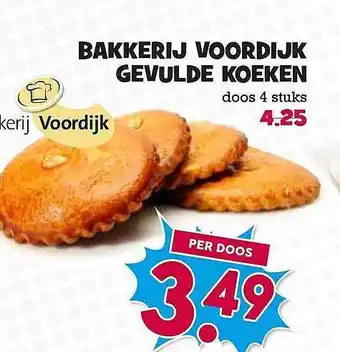 Boon`s Markt Bakkerij Voordijk Gevulde Koeken aanbieding