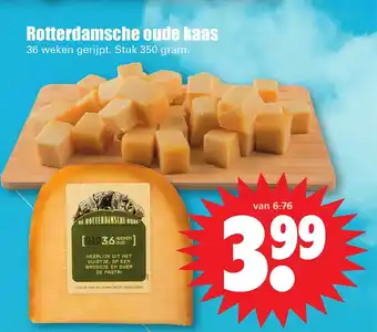 Dirk Rotterdamsche oude kaas stuk 350 gram aanbieding