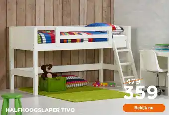 TotaalBED Halfhoogslaper Tivo aanbieding