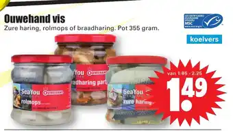 Dirk Ouwehand vis pot 355 gram aanbieding