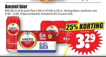 Dirk Amstel bier aanbieding