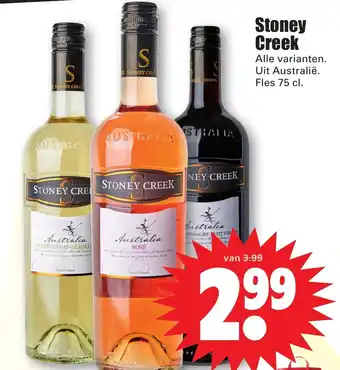 Dirk Stoney Creek 75 cl aanbieding