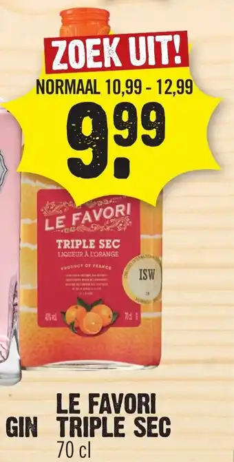 Dirk Le Favori Triple Sec 70 cl aanbieding