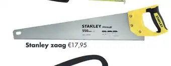 Bouwhof Stanley zaag aanbieding