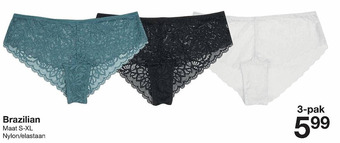 Zeeman Brazilian aanbieding