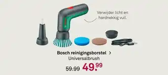 Karwei Bosch reinigingsborstel aanbieding