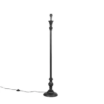 Lampenlicht.nl Klassieke vloerlamp zwart - Classico aanbieding