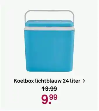 Karwei Koelbox lichtblauw 24 liter aanbieding