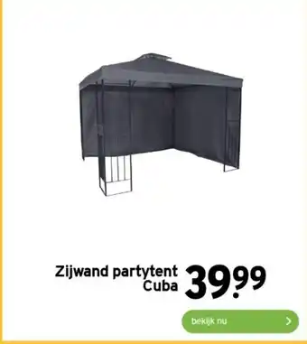 GAMMA Zijwand partytent Cuba aanbieding