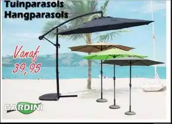 iTEK Tuinparasols Hangparasols Gardini aanbieding