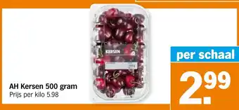 Albert Heijn AH Kersen 500g aanbieding