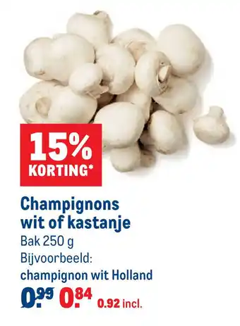 Makro Champignons wit of kastanje aanbieding