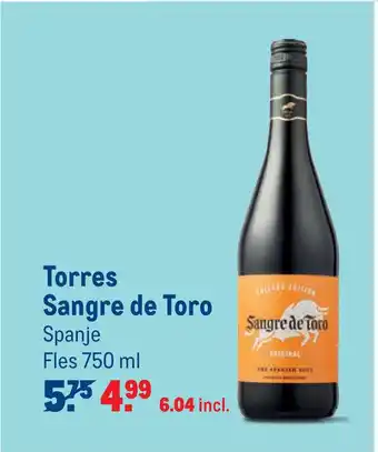 Makro Torres Sangre de Toro aanbieding