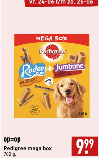 ALDI Pedigree mega box aanbieding