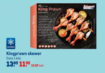 Makro Kingprawn skewer aanbieding