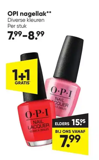 Big Bazar OPI nagellak aanbieding
