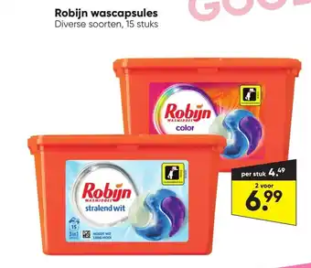 Big Bazar Robijn wascapsules aanbieding