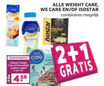 Boon`s Markt ALLE WEIGHT CARE, WE CARE EN/OF ISOSTAR aanbieding