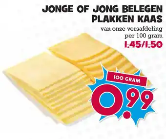 Boon`s Markt JONGE OF JONG BELEGEN PLAKKEN KAAS aanbieding