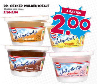Boon`s Markt DR. OETKER WOLKENTOETJE aanbieding
