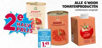 Boon`s Markt ALLE G'WOON TOMATENPRODUCTEN aanbieding