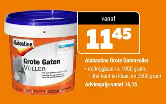 De voordeelmarkt Alabastine Grote Gatenvuller aanbieding