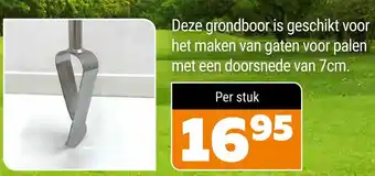 De voordeelmarkt Grondboor per stuk aanbieding