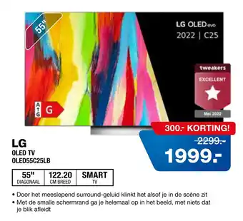 Electroworld LG OLED TV OLED55C25LB aanbieding