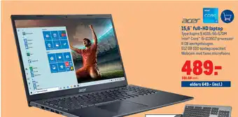 Makro Acer 15,6" full-HD laptop Type Aspire 5 A515-56-57DM aanbieding