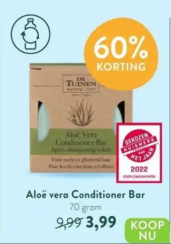 Holland & Barrett Aloë vera Conditioner Bar aanbieding