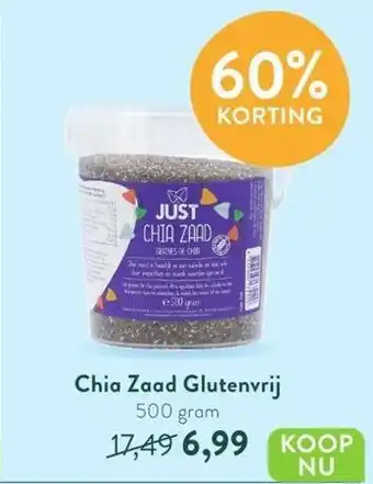 Holland & Barrett Chia Zaad Glutenvrij aanbieding