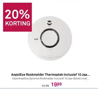 Karwei AngelEye Rookmelder Thermoptek Inclusief 10 Jaar Batterij aanbieding