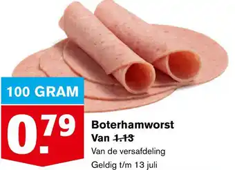 Hoogvliet Boterhamworst aanbieding